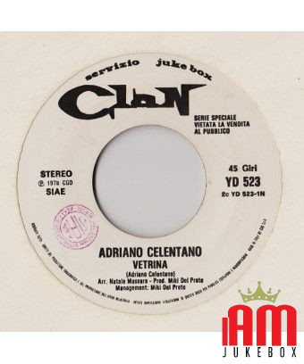 Showcase [Adriano Celentano] - Vinyle 7", 45 tours, Jukebox [product.brand] 1 - Shop I'm Jukebox 