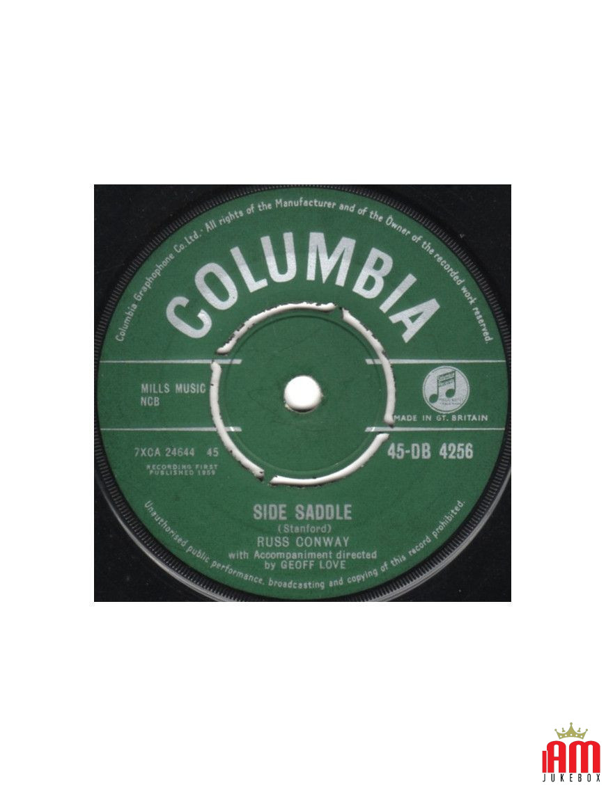 Side Saddle [Russ Conway] – Vinyl 7", 45 RPM, Single [product.brand] 1 - Shop I'm Jukebox 