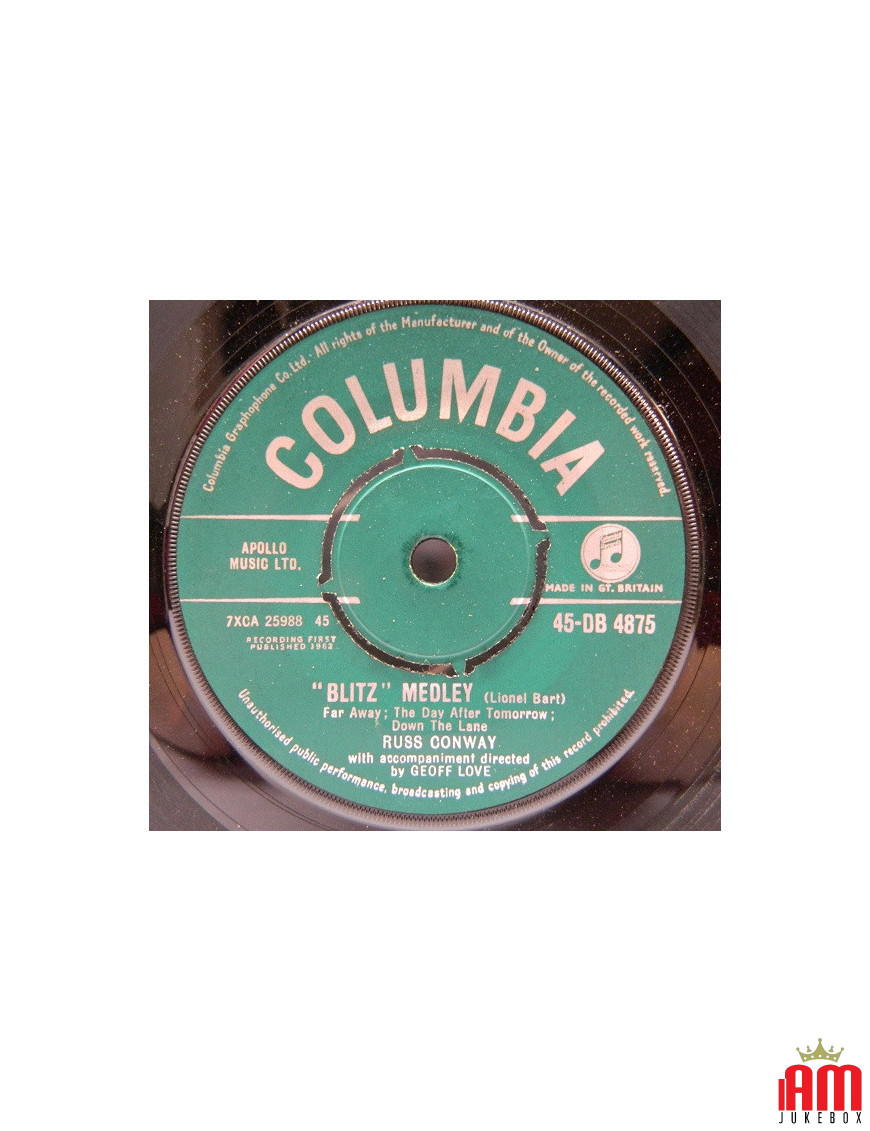 "Blitz" Medley "Oliver" Medley [Russ Conway] - Vinyle 7", Single