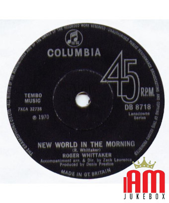 Nouveau monde le matin [Roger Whittaker] - Vinyle 7", 45 tr/min [product.brand] 1 - Shop I'm Jukebox 