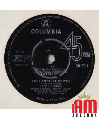 Der Karneval ist vorbei [The Seekers] – Vinyl 7", 45 RPM [product.brand] 1 - Shop I'm Jukebox 