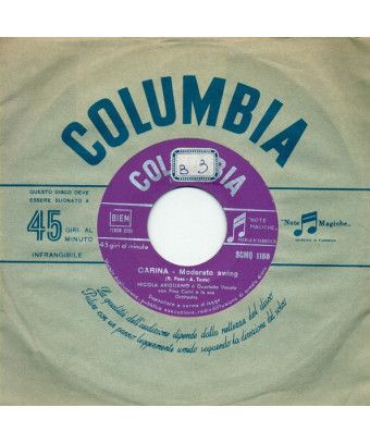 Carina I was looking for a woman [Nicola Arigliano] - Vinyl 7", 45 RPM [product.brand] 1 - Shop I'm Jukebox 