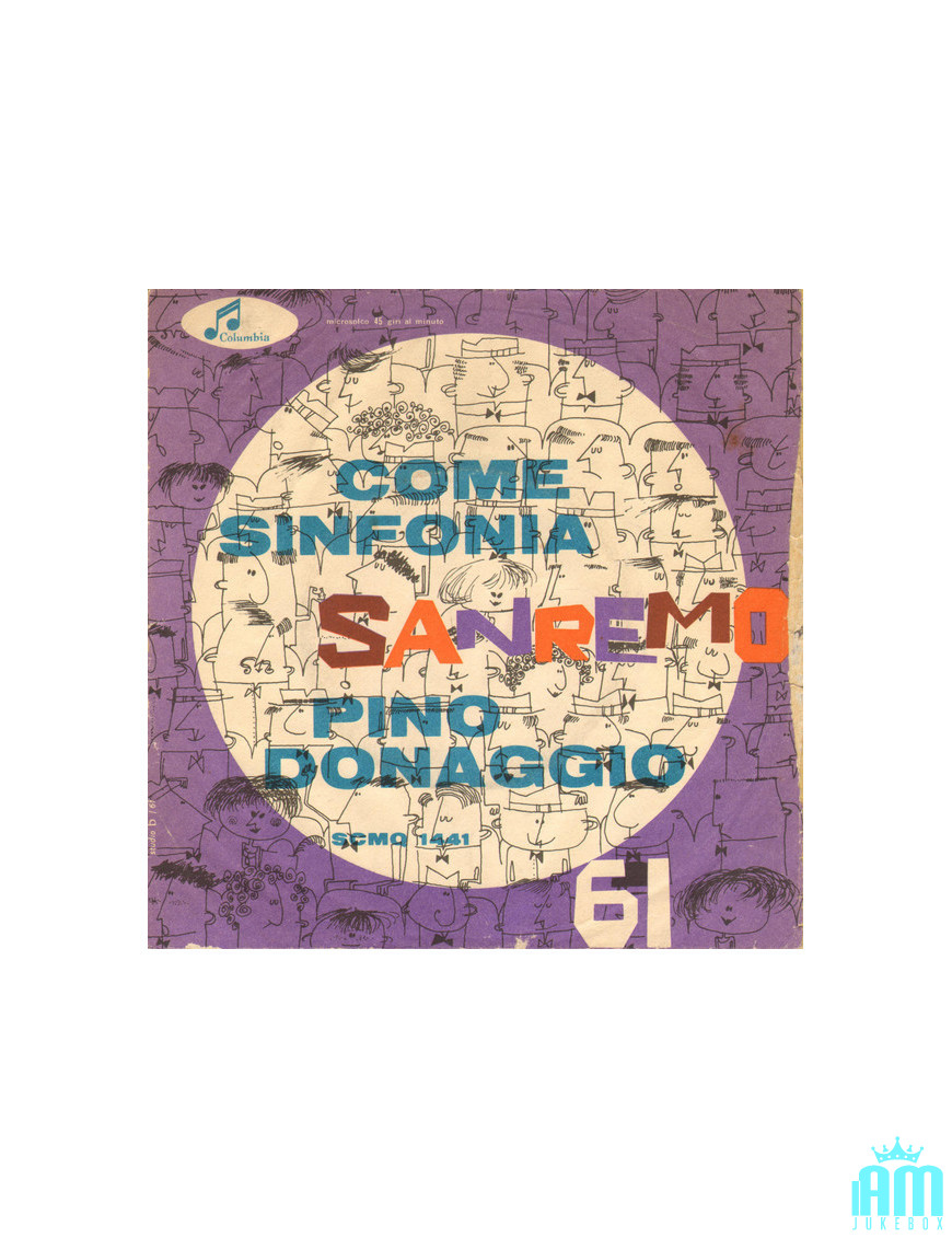 Come Sinfonia [Pino Donaggio] - Vinyle 7", 45 tours [product.brand] 1 - Shop I'm Jukebox 