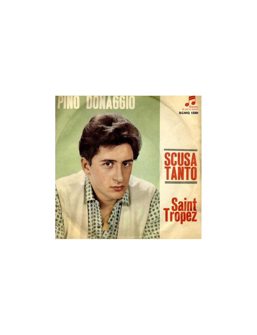 Scusa Tanto Saint Tropez [Pino Donaggio] - Vinyl 7", 45 RPM [product.brand] 1 - Shop I'm Jukebox 