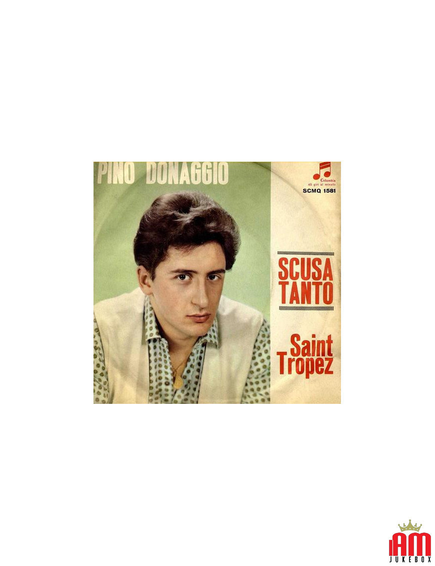 Sorry Tanto Saint Tropez [Pino Donaggio] - Vinyl 7", 45 RPM [product.brand] 1 - Shop I'm Jukebox 