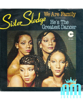 We Are Family He's The Greatest Dancer [Sister Sledge] - Vinyle 7", 45 tours, stéréo [product.brand] 1 - Shop I'm Jukebox 