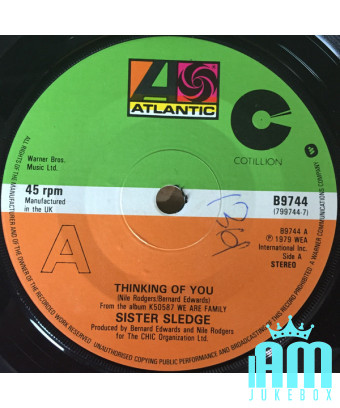 Thinking Of You [Sister Sledge] – Vinyl 7", 45 RPM, Single, Stereo [product.brand] 1 - Shop I'm Jukebox 