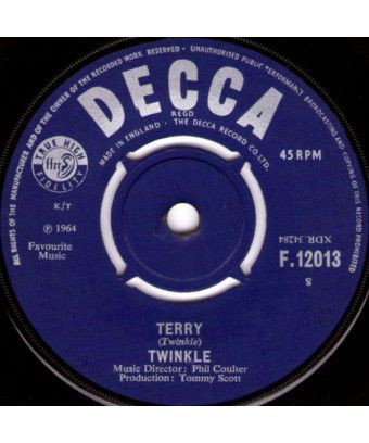 Terry [Twinkle (3)] - Vinyle 7", Single, 45 tours [product.brand] 1 - Shop I'm Jukebox 