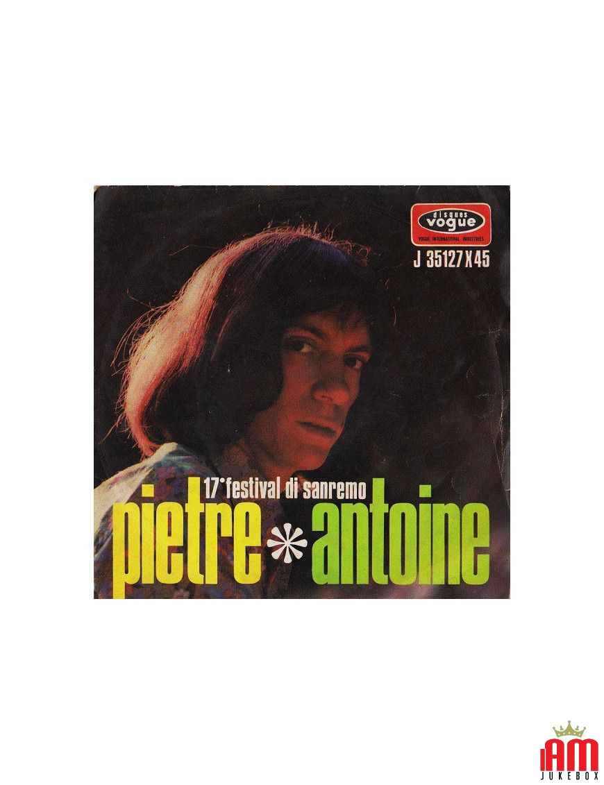 Pietre [Antoine (2)] - Vinyl 7", 45 RPM [product.brand] 1 - Shop I'm Jukebox 