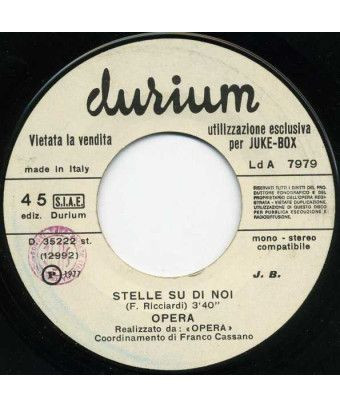 Stars Over Us I Feel Love [Gli Opera,...] – Vinyl 7", 45 RPM, Jukebox [product.brand] 1 - Shop I'm Jukebox 