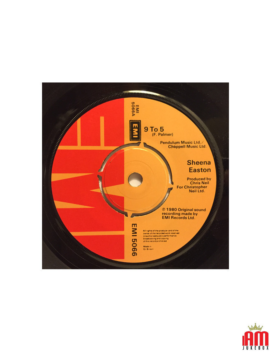 9 To 5 [Sheena Easton] - Vinyl 7", Single [product.brand] 1 - Shop I'm Jukebox 