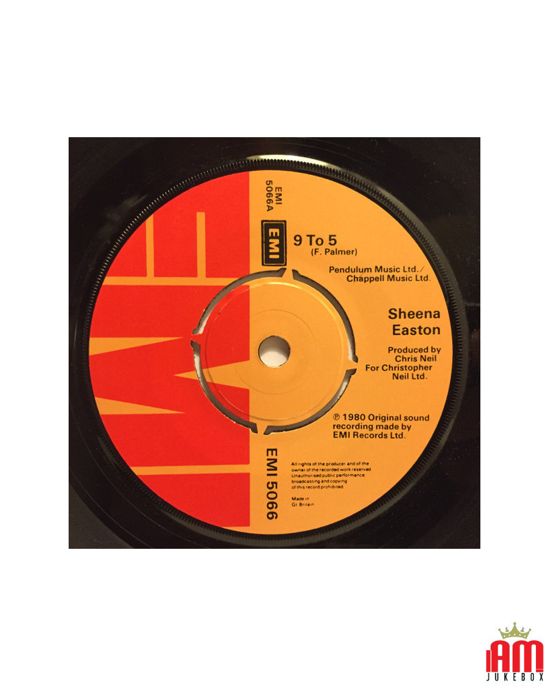 9 bis 5 [Sheena Easton] - Vinyl 7, Single [product.brand] 1 - Shop I'm Jukebox 