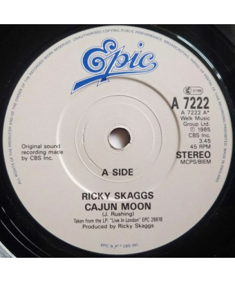 Cajun Moon [Ricky Skaggs] – Vinyl 7", 45 RPM [product.brand] 1 - Shop I'm Jukebox 