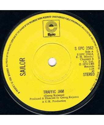 Traffic Jam [Sailor] - Vinyle 7", 45 tours, single [product.brand] 1 - Shop I'm Jukebox 