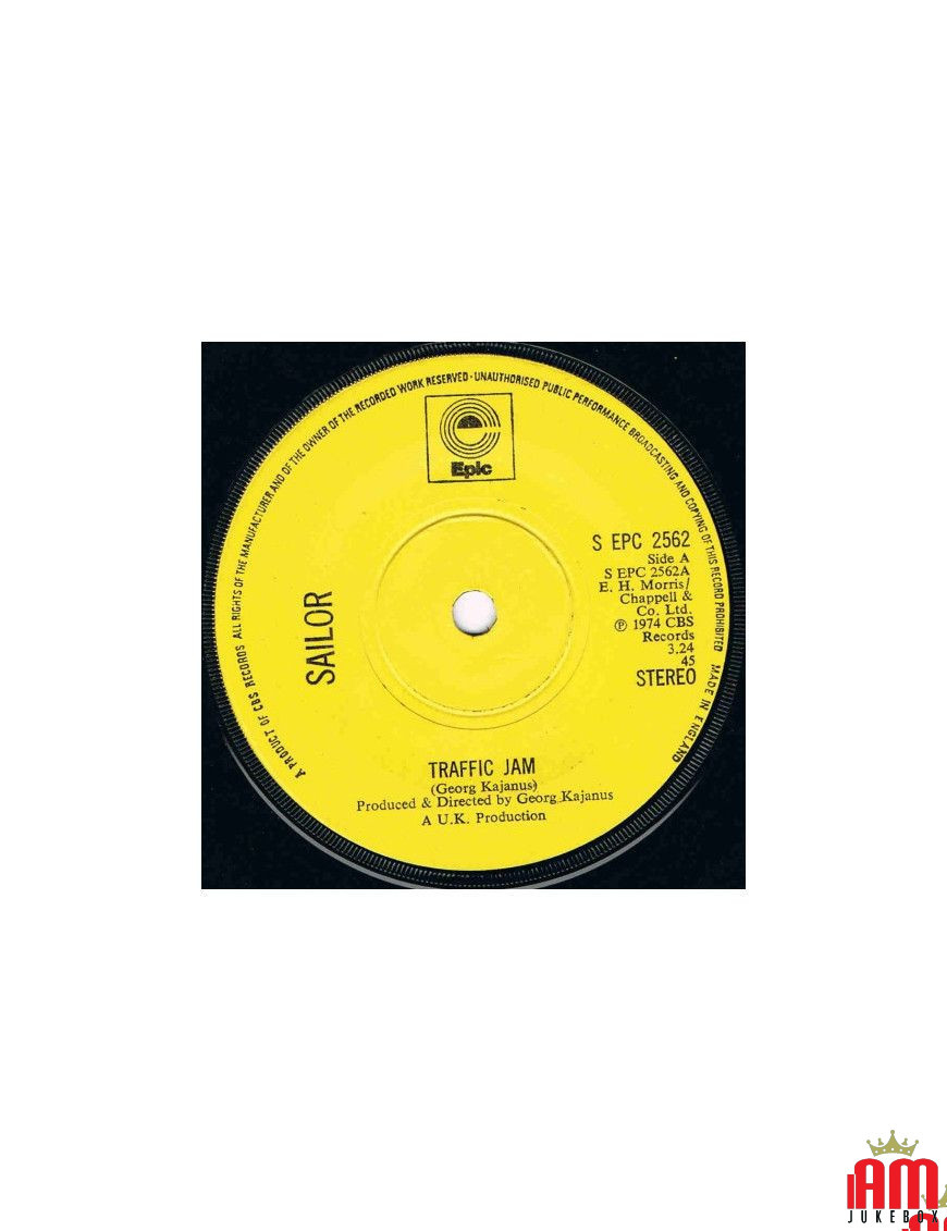 Traffic Jam [Sailor] - Vinyl 7", 45 RPM, Single [product.brand] 1 - Shop I'm Jukebox 