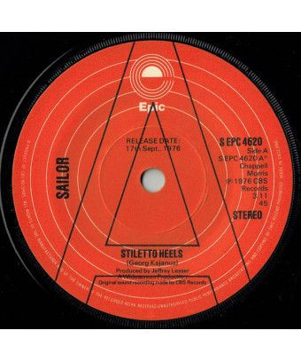 Stiletto Heels [Sailor] – Vinyl 7", 45 RPM, Single, Promo, Stereo [product.brand] 1 - Shop I'm Jukebox 