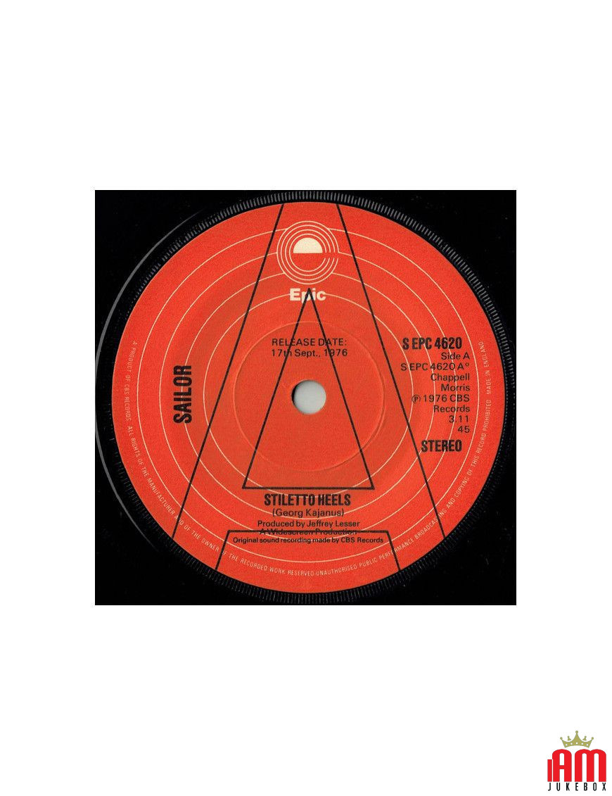 Stiletto Heels [Sailor] - Vinyl 7", 45 RPM, Single, Promo, Stereo [product.brand] 1 - Shop I'm Jukebox 