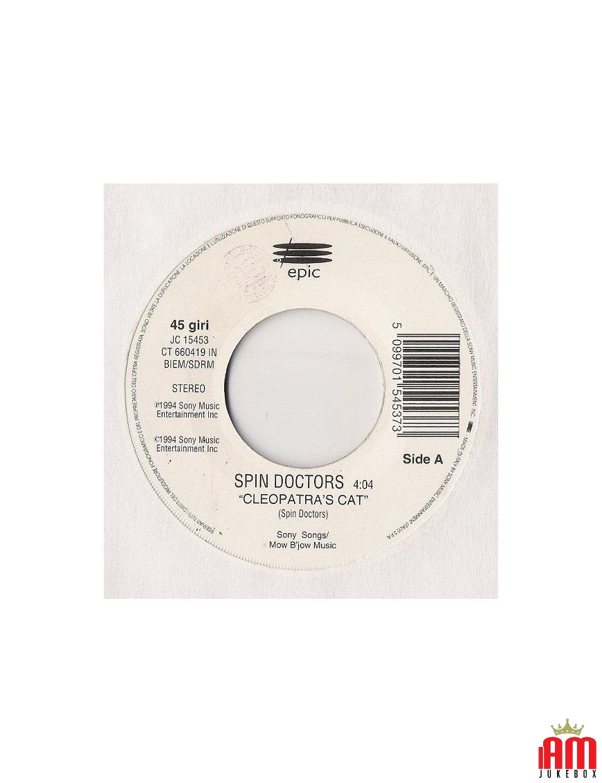 Cleopatra's Cat The Color Of My Dreams [Spin Doctors,...] – Vinyl 7", 45 RPM, Stereo [product.brand] 1 - Shop I'm Jukebox 