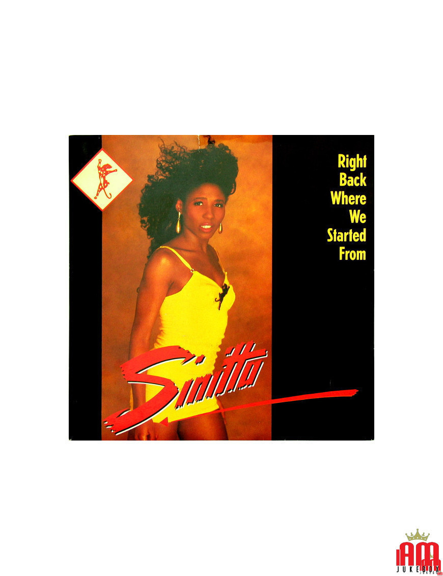 Right Back Where We Started From [Sinitta] – Vinyl 7", 45 RPM, Single, Stereo [product.brand] 1 - Shop I'm Jukebox 