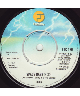 Space Bass [Slick (2)] – Vinyl 7", 45 RPM, Stereo [product.brand] 1 - Shop I'm Jukebox 