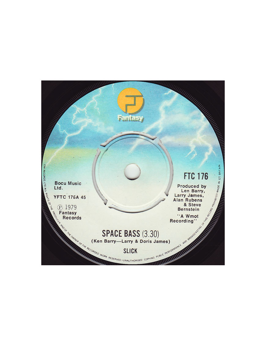 Space Bass [Slick (2)] - Vinyl 7", 45 RPM, Stereo