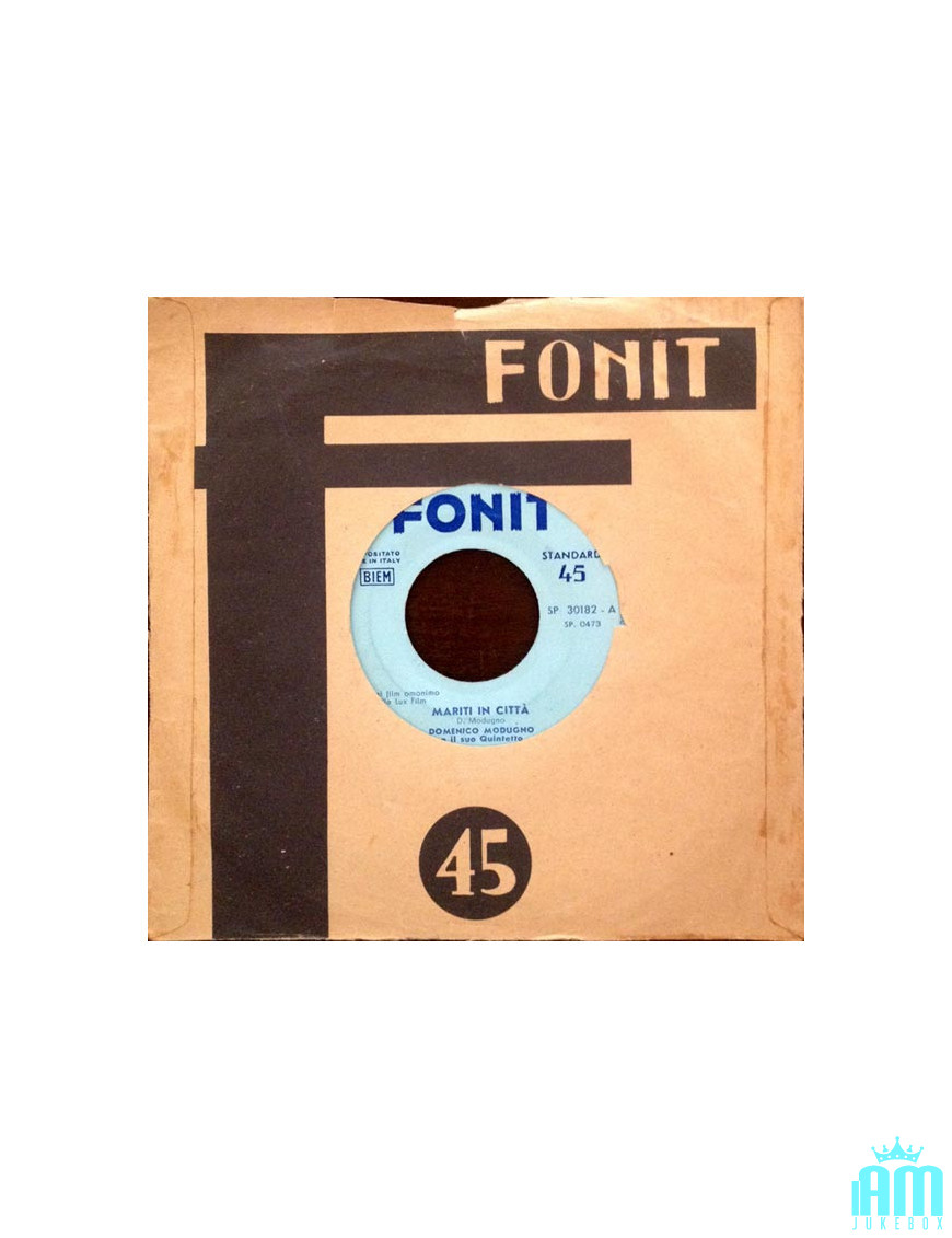 Husbands In The City [Domenico Modugno E Il Suo Quintetto] - Vinyl 7", 45 RPM [product.brand] 1 - Shop I'm Jukebox 