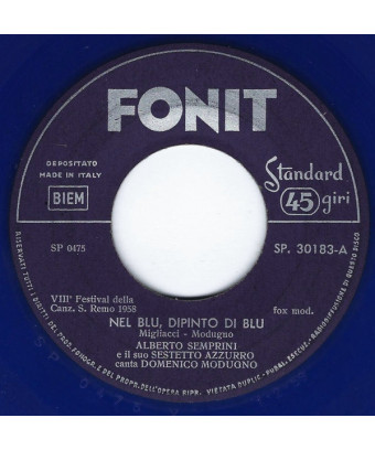 Nel Blu, Dipinto Di Blu [Domenico Modugno] - Vinyl 7", 45 RPM, Single [product.brand] 1 - Shop I'm Jukebox 