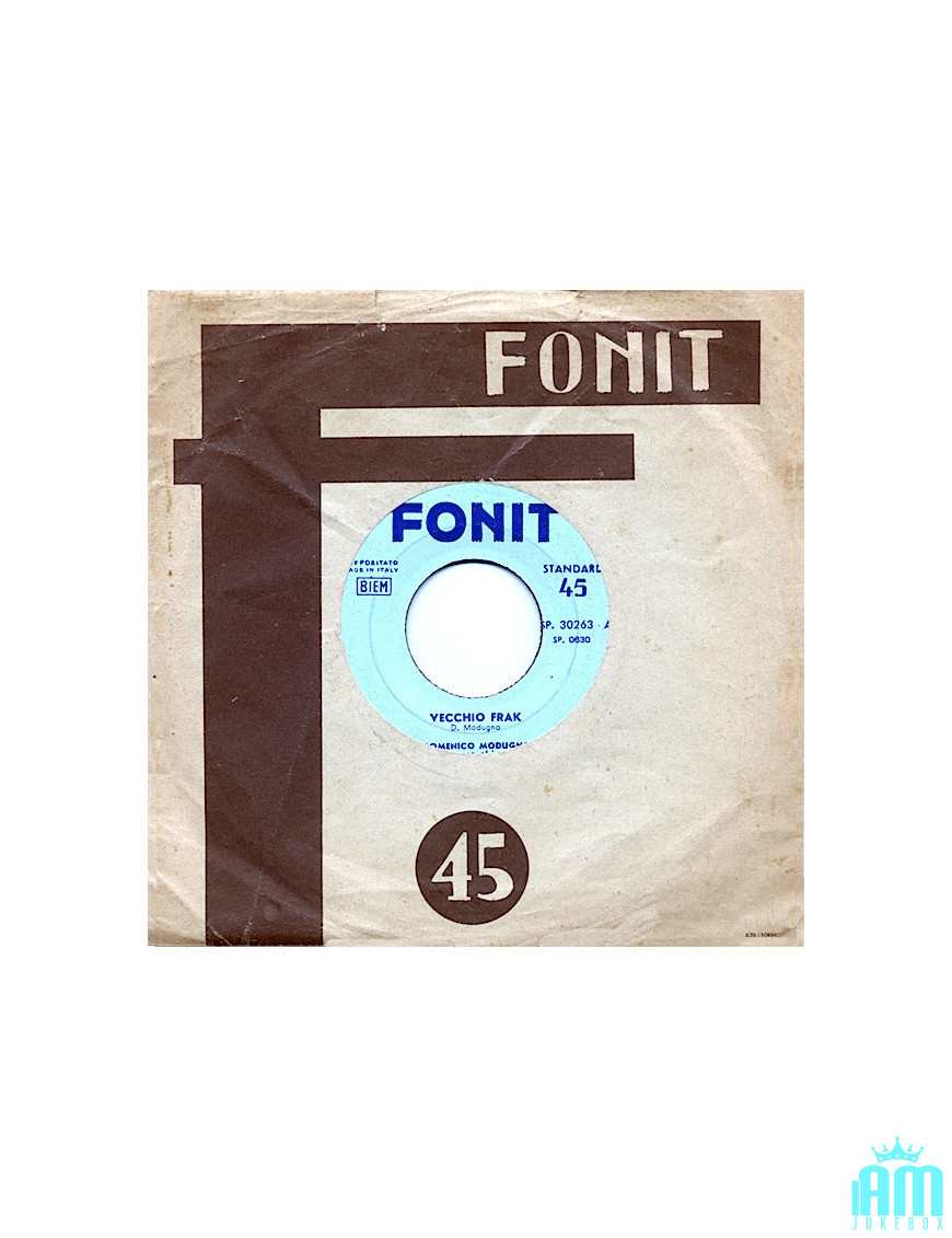Vecchio Frak [Domenico Modugno] – Vinyl 7", 45 RPM [product.brand] 1 - Shop I'm Jukebox 
