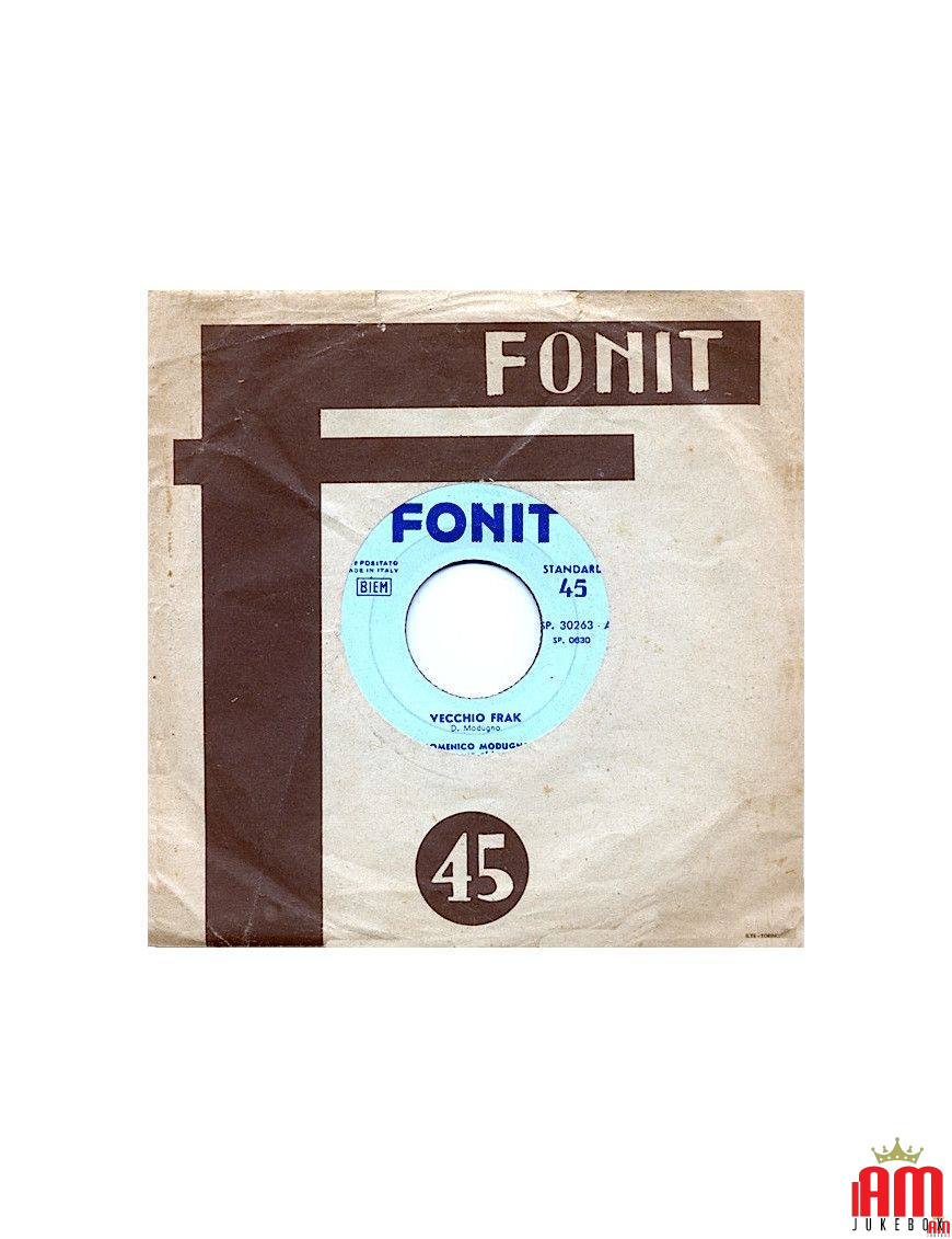 Vecchio Frak [Domenico Modugno] - Vinyle 7", 45 TR/MIN [product.brand] 1 - Shop I'm Jukebox 