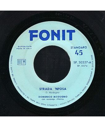 Strada 'Nfosa [Domenico Modugno] - Vinyl 7", Single [product.brand] 1 - Shop I'm Jukebox 