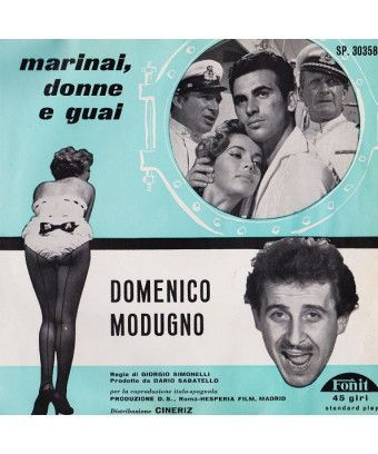 Marins, femmes et problèmes [Domenico Modugno] - Vinyle 7", 45 tours [product.brand] 1 - Shop I'm Jukebox 