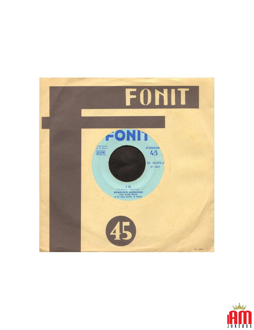 Moi [Domenico Modugno] - Vinyl 7", 45 RPM [product.brand] 1 - Shop I'm Jukebox 