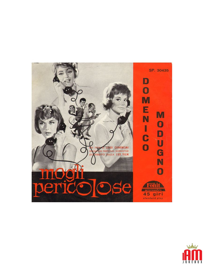 Mogli Pericolose [Domenico Modugno] - Vinyl 7", 45 RPM [product.brand] 1 - Shop I'm Jukebox 