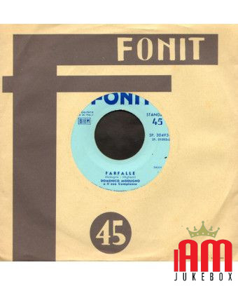 Butterflies [Domenico Modugno E Il Suo Complesso] - Vinyl 7", 45 RPM [product.brand] 1 - Shop I'm Jukebox 