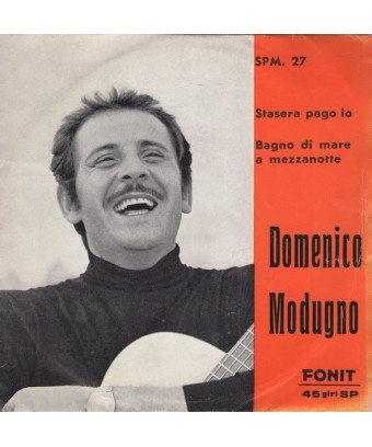 Ce soir, je paierai Bagno Di Mare à minuit [Domenico Modugno] - Vinyl 7", 45 RPM, Single [product.brand] 1 - Shop I'm Jukebox 