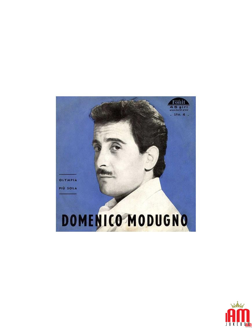 Olympia Più Sola [Domenico Modugno] - Vinyl 7", 45 RPM [product.brand] 1 - Shop I'm Jukebox 