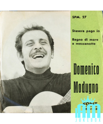 Stasera Pago Io Bagno Di Mare A Mezzanotte [Domenico Modugno] - Vinyl 7", 45 RPM [product.brand] 1 - Shop I'm Jukebox 