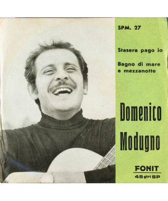 Stasera Pago Io Bagno Di Mare A Mezzanotte [Domenico Modugno] - Vinyl 7", 45 RPM [product.brand] 1 - Shop I'm Jukebox 