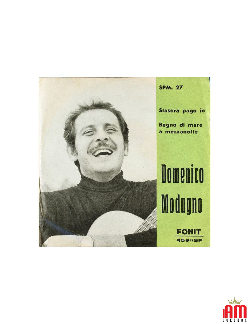 Ce soir, je paierai Bagno Di Mare à minuit [Domenico Modugno] - Vinyl 7", 45 RPM [product.brand] 1 - Shop I'm Jukebox 