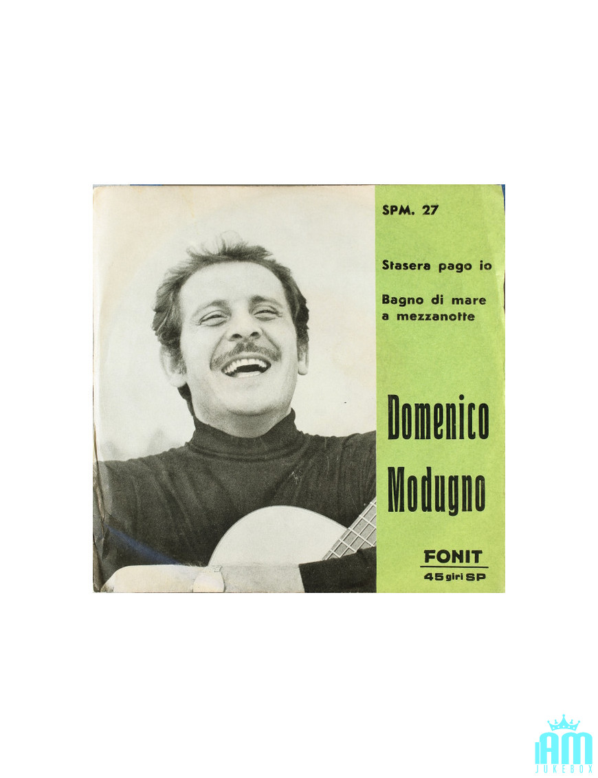 Tonight I'll Pay Bagno Di Mare At Midnight [Domenico Modugno] - Vinyl 7", 45 RPM [product.brand] 1 - Shop I'm Jukebox 