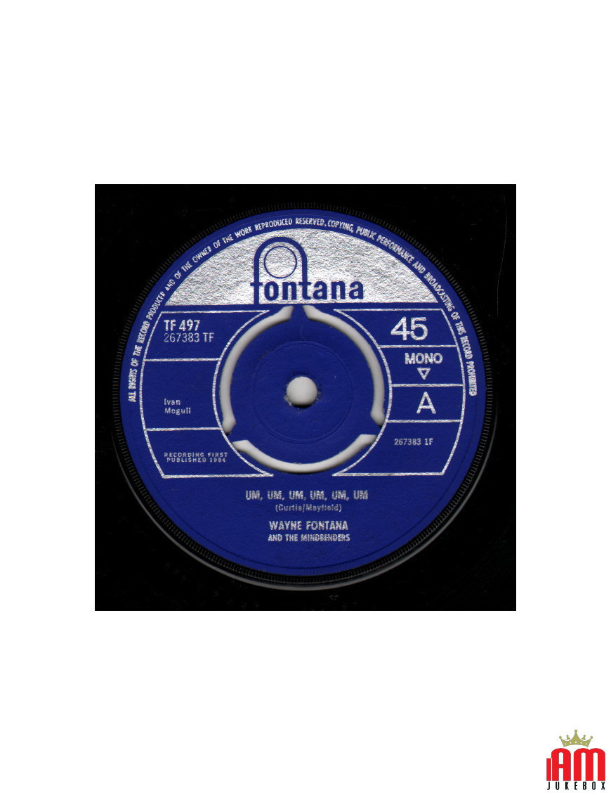 Ähm, ähm, ähm, ähm, ähm [Wayne Fontana & The Mindbenders] – Vinyl 7", 45 RPM, Single, Mono [product.brand] 1 - Shop I'm Jukebox 