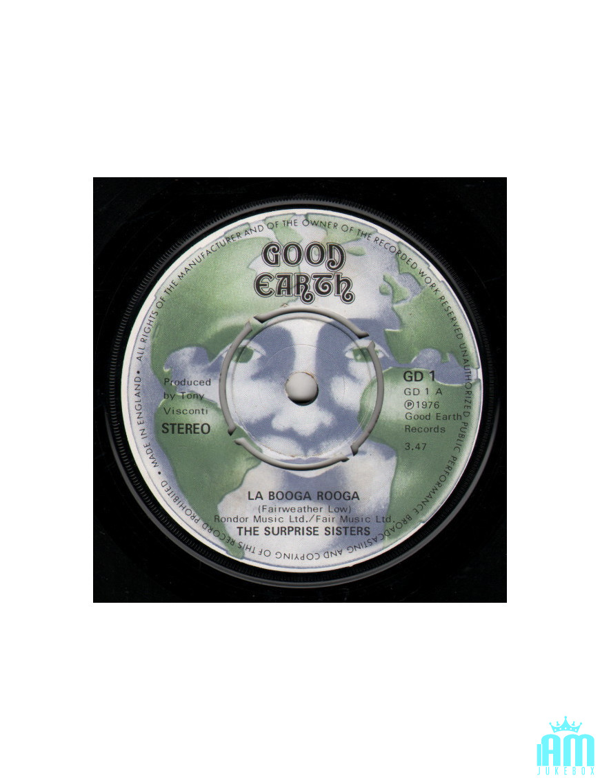 La Booga Rooga [The Surprise Sisters] - Vinyl 7", 45 RPM, Single, Stereo