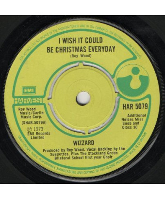 J'aimerais que ce soit Noël tous les jours [Wizzard (2)] - Vinyl 7", 45 RPM, Single [product.brand] 1 - Shop I'm Jukebox 