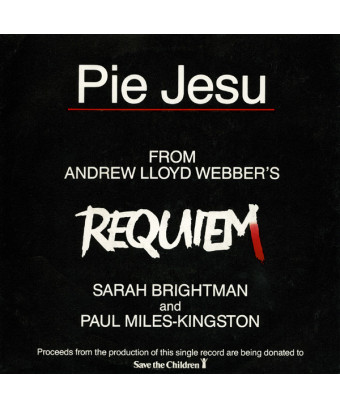 Pie Jesu [Sarah Brightman,...] – Vinyl 7", 45 RPM, Single, Stereo