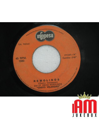 Remolinos Soberbias Y Celos [Cheito Velasquez] – Vinyl 7" [product.brand] 1 - Shop I'm Jukebox 