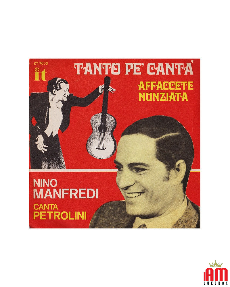 Nino Manfredi chante Petrolini [Nino Manfredi] - Vinyle 7", 45 tr/min, Mono [product.brand] 1 - Shop I'm Jukebox 