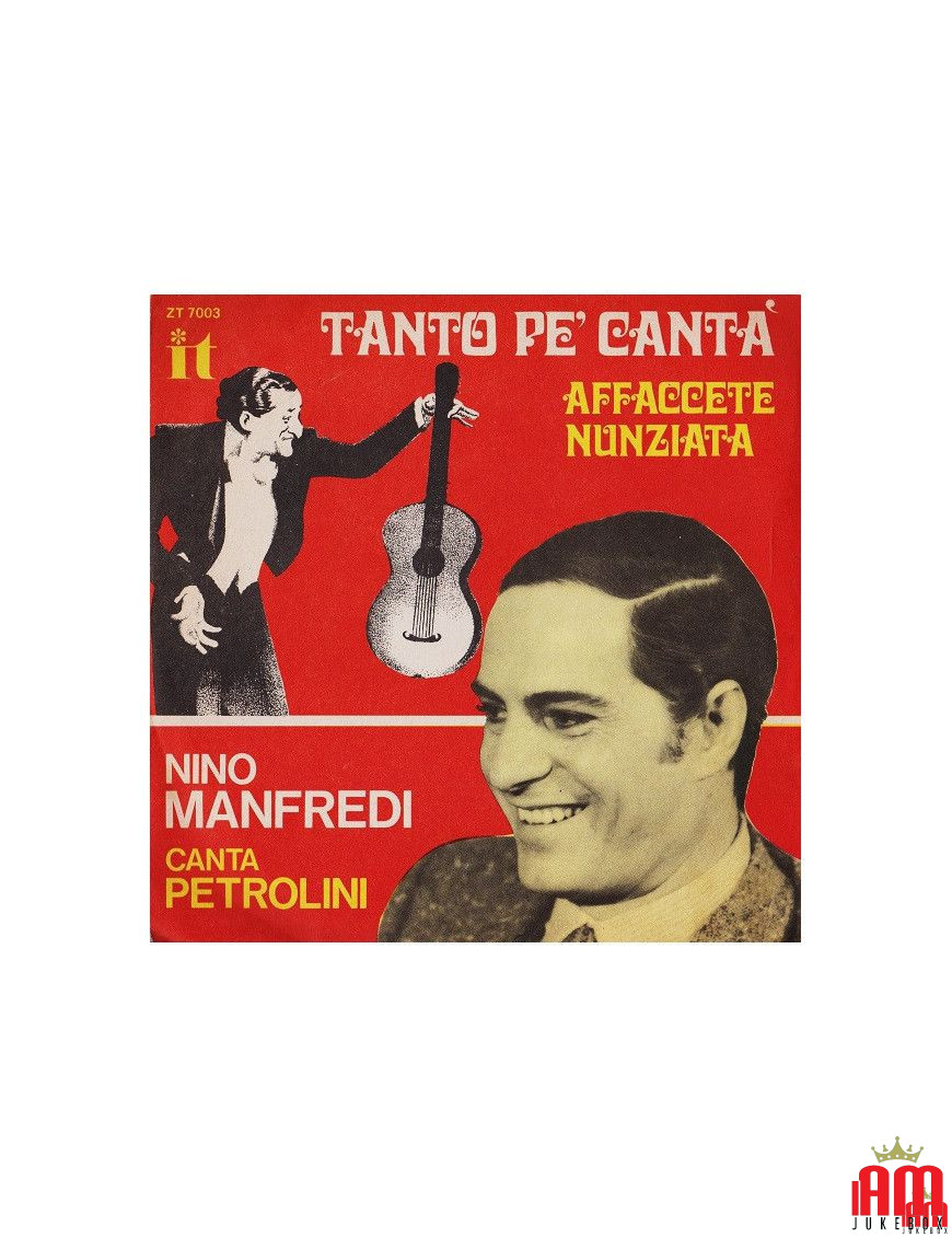 Nino Manfredi Sings Petrolini [Nino Manfredi] – Vinyl 7", 45 RPM, Mono [product.brand] 1 - Shop I'm Jukebox 