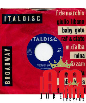 Briciole Di Baci [Mina E La Sua Orchestra] – Vinyl 7", 45 RPM [product.brand] 1 - Shop I'm Jukebox 