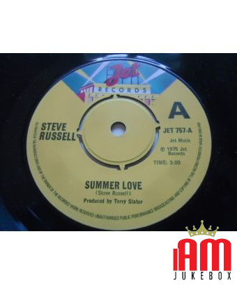 Summer Love La meilleure chose que j'ai jamais faite [Steve Russell] - Vinyle 7", 45 tr/min [product.brand] 1 - Shop I'm Jukebox