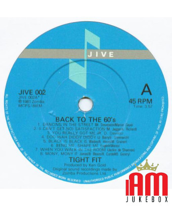 Back To The 60's [Tight Fit] - Vinyl 7", 45 RPM, Single, Partiellement Mixé [product.brand] 1 - Shop I'm Jukebox 